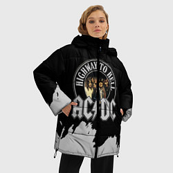 Куртка зимняя женская ACDC, цвет: 3D-черный — фото 2