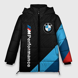 Куртка зимняя женская BMW M PERFORMANCE, цвет: 3D-красный