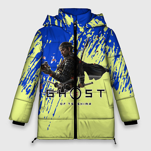 Женская зимняя куртка Ghost of Tsushima / 3D-Черный – фото 1