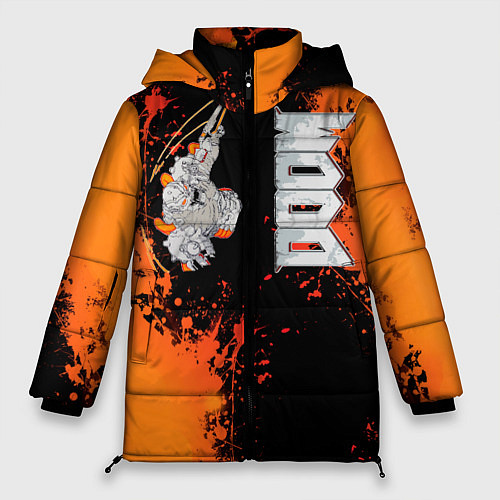 Женская зимняя куртка DOOM Eternal / 3D-Черный – фото 1