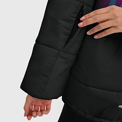 Куртка зимняя женская Пошлая Молли, цвет: 3D-черный — фото 2