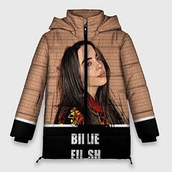 Куртка зимняя женская Billie Eilish, цвет: 3D-светло-серый