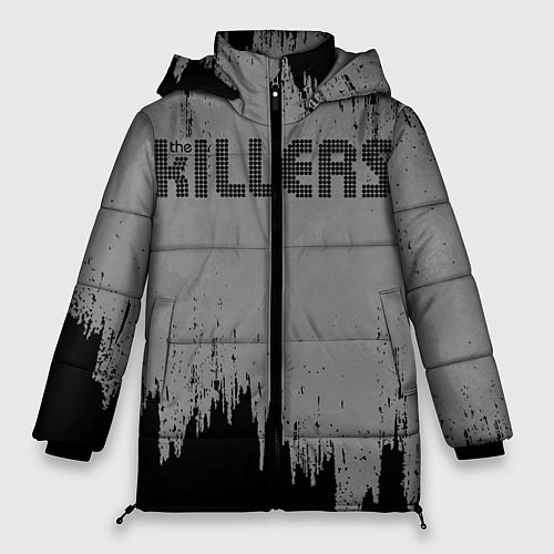 Женская зимняя куртка The Killers Logo / 3D-Черный – фото 1