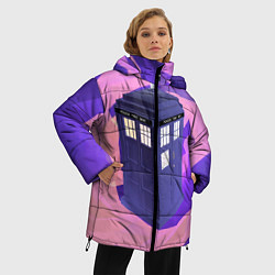 Куртка зимняя женская ТАРДИС, цвет: 3D-черный — фото 2