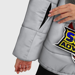 Куртка зимняя женская SONIC & SHADOW, цвет: 3D-черный — фото 2