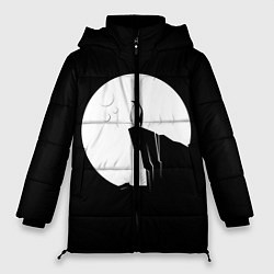 Куртка зимняя женская Одинокий Пингвин, цвет: 3D-черный