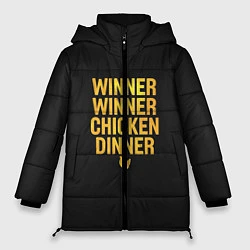 Куртка зимняя женская Pubg Top 1, цвет: 3D-черный