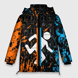 Куртка зимняя женская PORTAL 2, цвет: 3D-черный