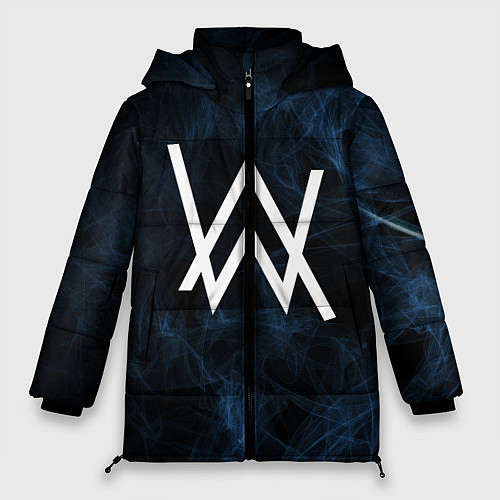 Женская зимняя куртка Alan Walker / 3D-Черный – фото 1