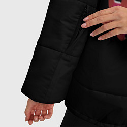 Куртка зимняя женская Вирус в маске, цвет: 3D-черный — фото 2