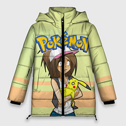 Куртка зимняя женская POKEMON, цвет: 3D-черный