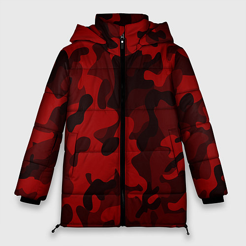 Женская зимняя куртка RED MILITARY / 3D-Красный – фото 1