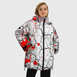 Куртка зимняя женская КРОВАВЫЙ ГРАНЖ, цвет: 3D-черный — фото 2