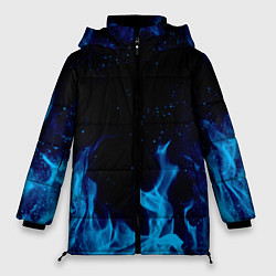 Куртка зимняя женская СИНИЙ ОГОНЬ, цвет: 3D-черный