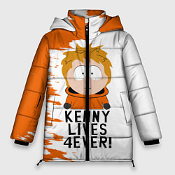 Куртка зимняя женская Кенни вечно живой!, цвет: 3D-красный