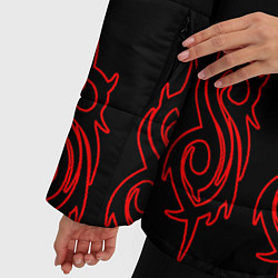 Куртка зимняя женская Slipknot 5, цвет: 3D-черный — фото 2