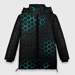 Куртка зимняя женская СТАЛЬНАЯ НЕОНОВАЯ БРОНЯ, цвет: 3D-черный