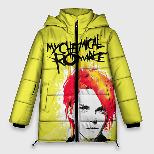 Женская зимняя куртка My Chemical Romance / 3D-Черный – фото 1