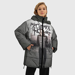 Куртка зимняя женская Gerard Way, цвет: 3D-черный — фото 2