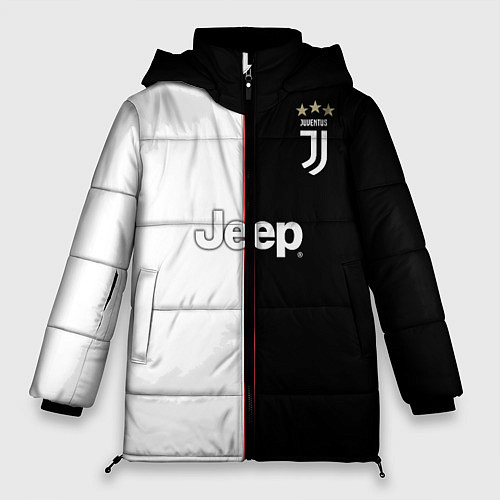 Женская зимняя куртка Форма Ronaldo / 3D-Черный – фото 1