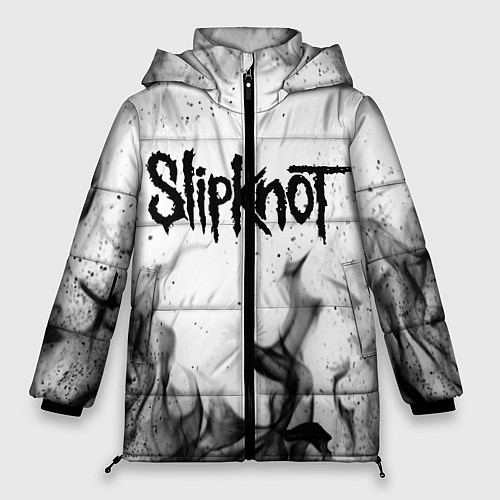 Женская зимняя куртка SLIPKNOT / 3D-Черный – фото 1