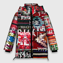 Куртка зимняя женская Balchik pattern, цвет: 3D-черный