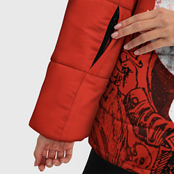 Куртка зимняя женская The Offspring, цвет: 3D-красный — фото 2