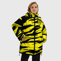 Куртка зимняя женская FC Borussia, цвет: 3D-красный — фото 2