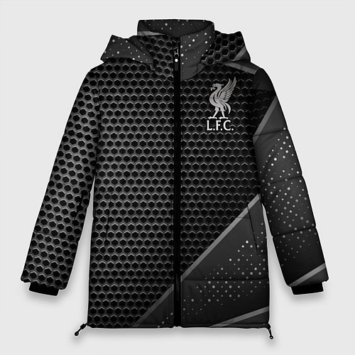 Женская зимняя куртка Liverpool FC / 3D-Черный – фото 1