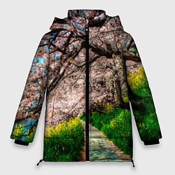 Куртка зимняя женская Весна 2020, цвет: 3D-черный