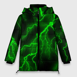 Куртка зимняя женская МОЛНИЯ GREEN NEON, цвет: 3D-светло-серый