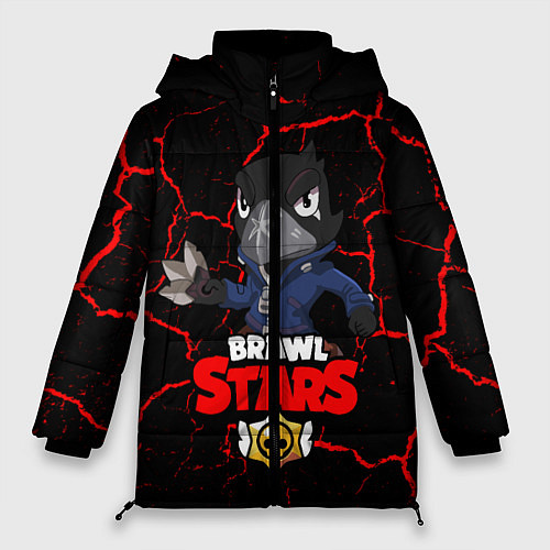 Женская зимняя куртка BRAWL STARS CROW / 3D-Черный – фото 1
