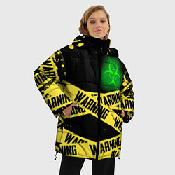 Куртка зимняя женская Warning, цвет: 3D-черный — фото 2