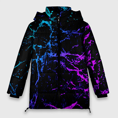 Женская зимняя куртка МРАМОР NEON / 3D-Черный – фото 1