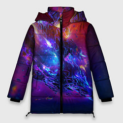 Куртка зимняя женская SPACE ABSTRACT, цвет: 3D-черный