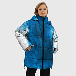 Куртка зимняя женская СИНИЙ ДЫМ, цвет: 3D-светло-серый — фото 2