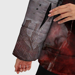 Куртка зимняя женская Bloodborne, цвет: 3D-красный — фото 2