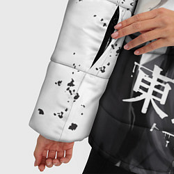 Куртка зимняя женская Токийский гуль, цвет: 3D-черный — фото 2