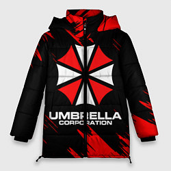 Куртка зимняя женская Umbrella Corporation, цвет: 3D-красный