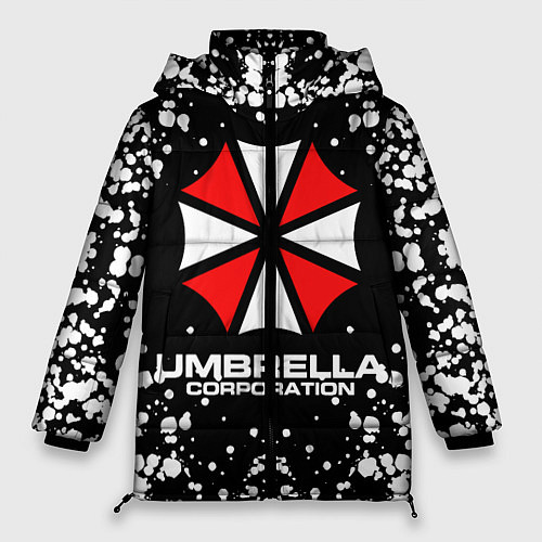 Женская зимняя куртка Umbrella Corporation / 3D-Черный – фото 1