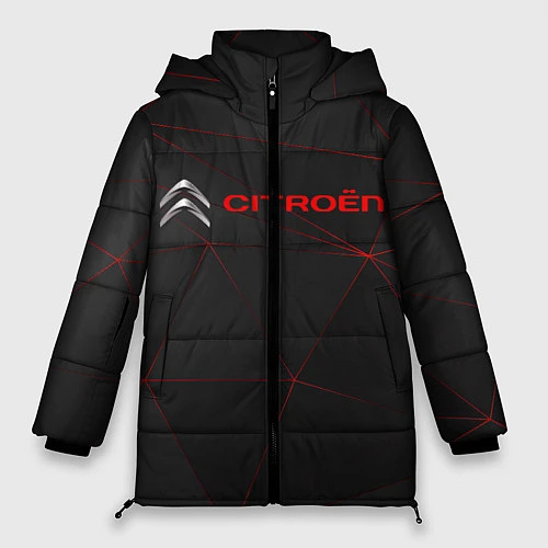 Женская зимняя куртка CITROЁN / 3D-Черный – фото 1