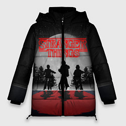 Куртка зимняя женская STRANGER THINGS, цвет: 3D-красный