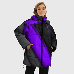 Куртка зимняя женская Juventus F C, цвет: 3D-черный — фото 2