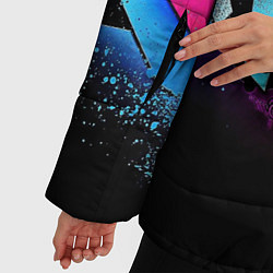 Куртка зимняя женская GTA:vice city, цвет: 3D-черный — фото 2