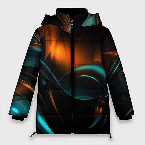 Женская зимняя куртка ABSTRACT COLOR / 3D-Черный – фото 1