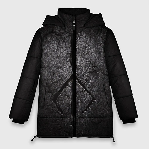Женская зимняя куртка BLOODBORNE HUNTER / 3D-Черный – фото 1