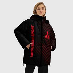 Куртка зимняя женская MITSUBISHI, цвет: 3D-светло-серый — фото 2