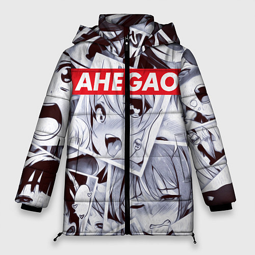 Женская зимняя куртка АХЕГАО / 3D-Черный – фото 1