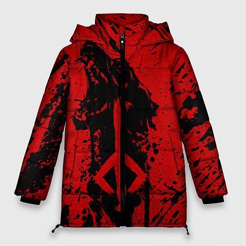Женская зимняя куртка BLOODBORNE / 3D-Черный – фото 1
