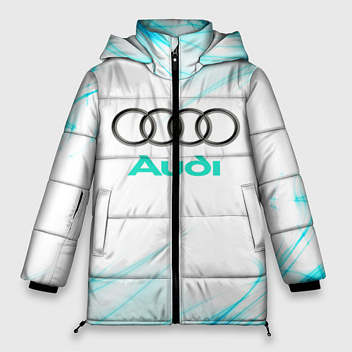 Женская зимняя куртка Audi / 3D-Черный – фото 1